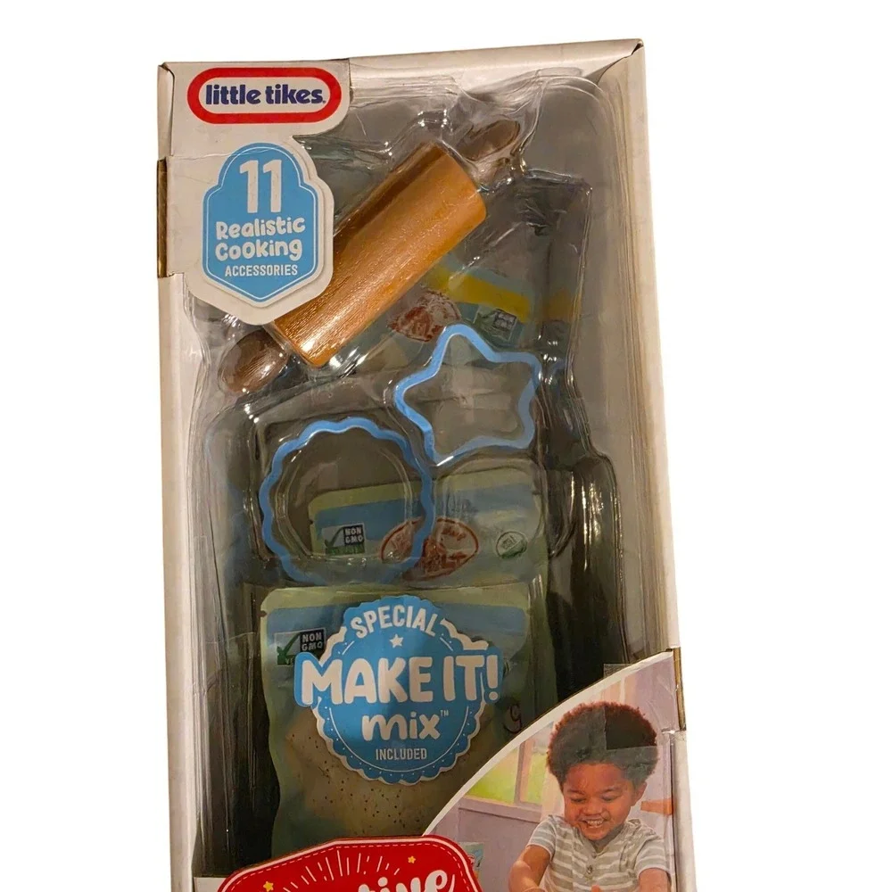 Little Tikes Creative Chefs Cookie Kit 11 Piece Pretend Play Baking‎ Set New